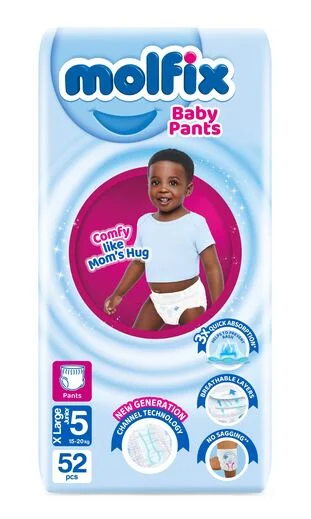 Molfix Baby Pants Diapers Jumbo 52x3 Size 5